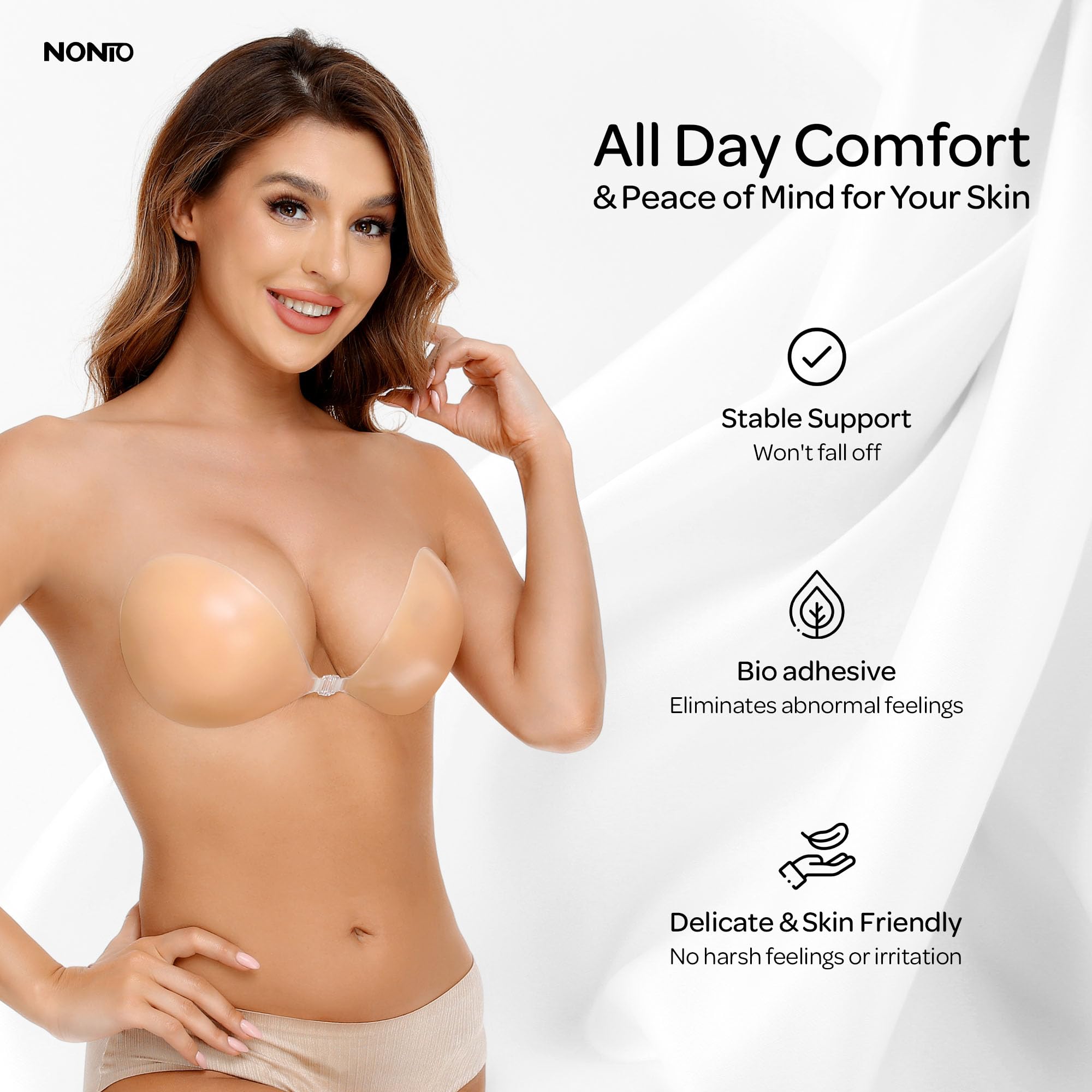 Adhesive Bra Strapless Sticky  - Backless Bra Sticky review and price