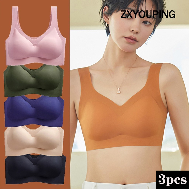 3PCS Sexy Sports Bra Seamless  - Cotton Bra Everyday review and price