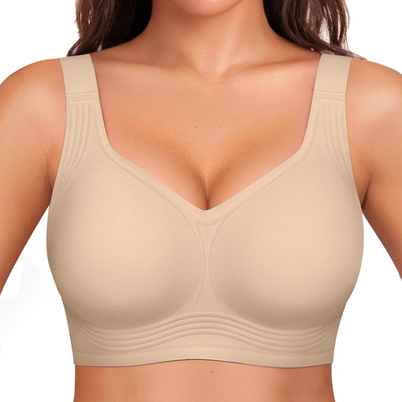 Plus Size Wireless Jelly Bra W - Full Coverage Bra review and price