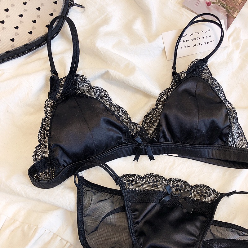 French Sexy Lace Triangle Cup  - Cotton Bra Everyday review and price